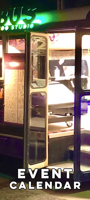 Events Calendar - View upcoming INKBUS appearances and flash events